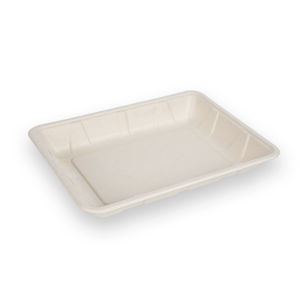 Bandeja biodegradable 4D