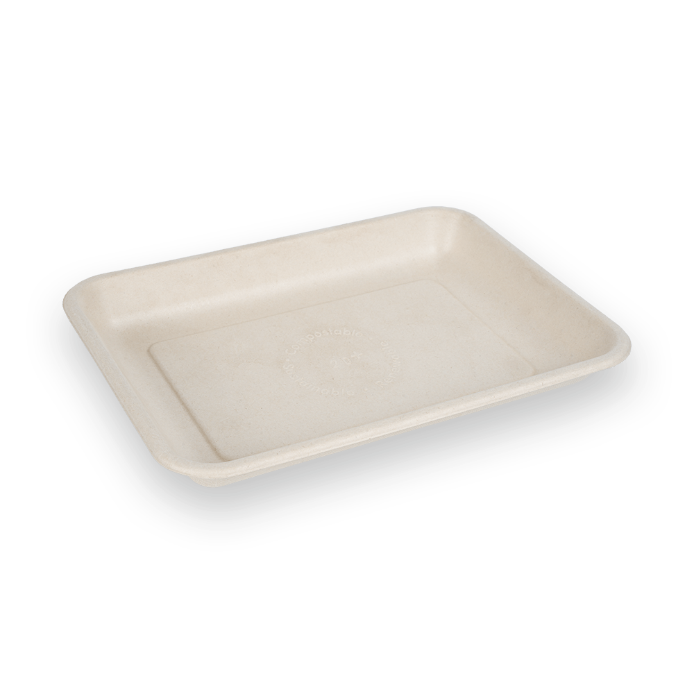 Bandeja biodegradable 2D