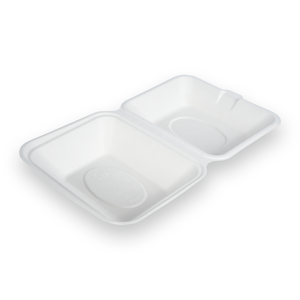 Envase biodegradable para hamburguesa y papas fritas N9