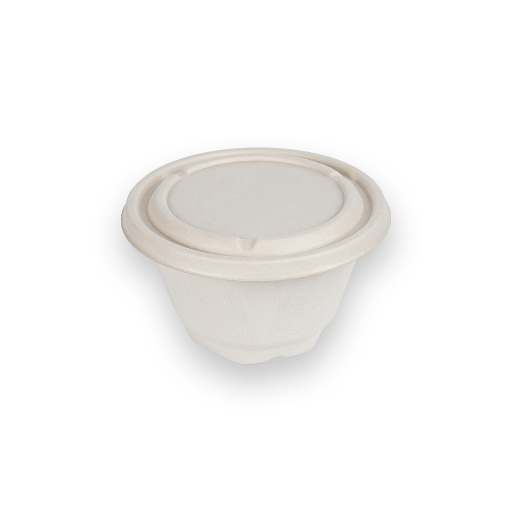 Tapa de pulpa de tazones para llevar