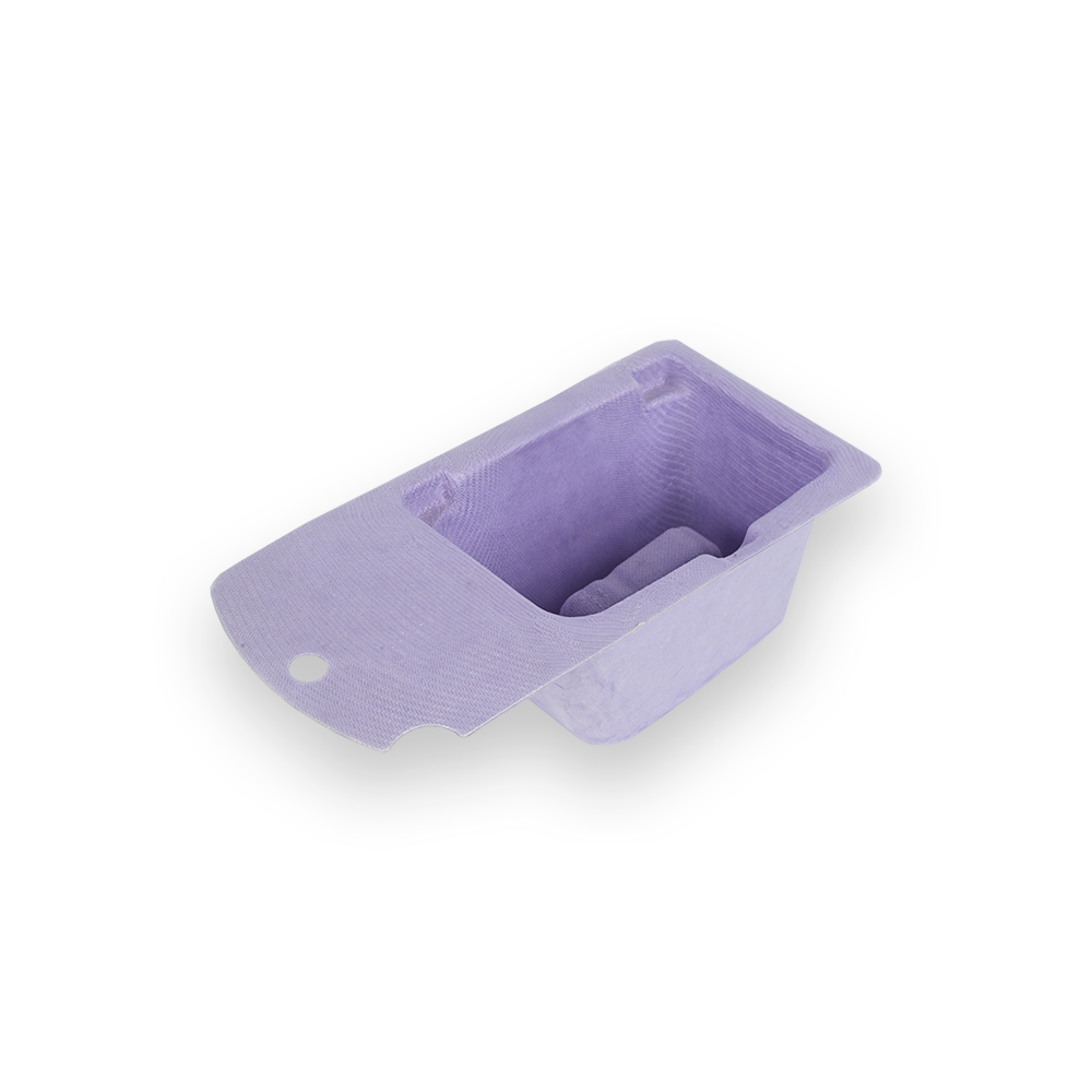 Bandeja interna de caja tridimensional moldeada con pulpa