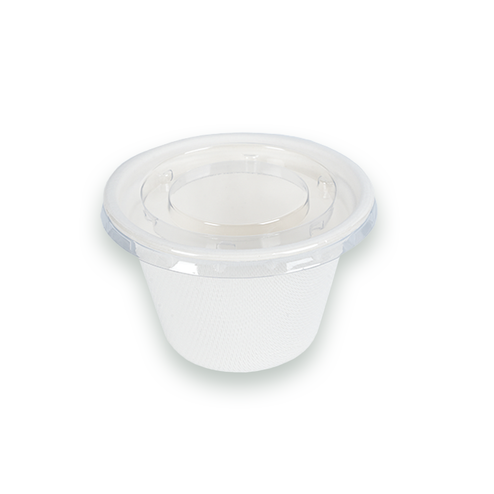 Tapa PET para taza de 4 oz